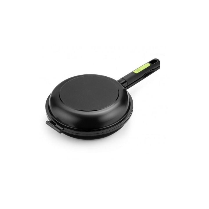 Sartén Dupla para Tortillas Bra Prior A121465/ Ø24cm/ Aluminio fundido/ Apta para Inducción