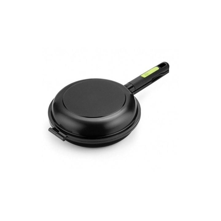 Sartén Dupla para Tortillas Bra Prior A121466/ Ø20cm/ Aluminio fundido/ Apta para Inducción
