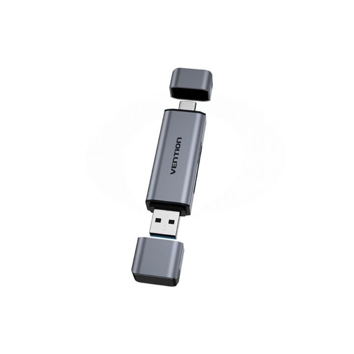 Lector de Tarjetas Externo Vention CLLH0/ USB 3.0/ USB Tipo-C