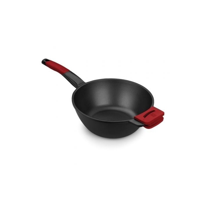 Sartén Bra Wok Premiere A412028/ Ø28cm/ Aluminio fundido/ Apta para Inducción