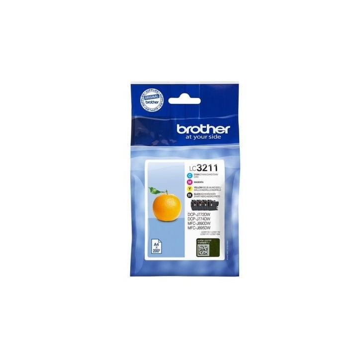 Cartucho de Tinta Original Brother LC-3211VAL Multipack/ Cian/ Magenta/ Amarillo/ Negro