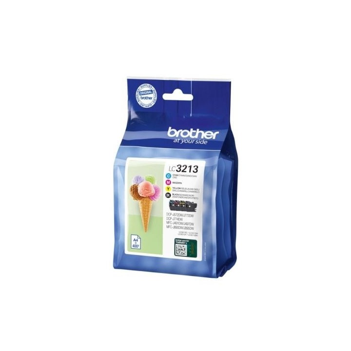 Cartucho de Tinta Original Brother LC-3213VAL Multipack/ Cian/ Magenta/ Amarillo/ Negro