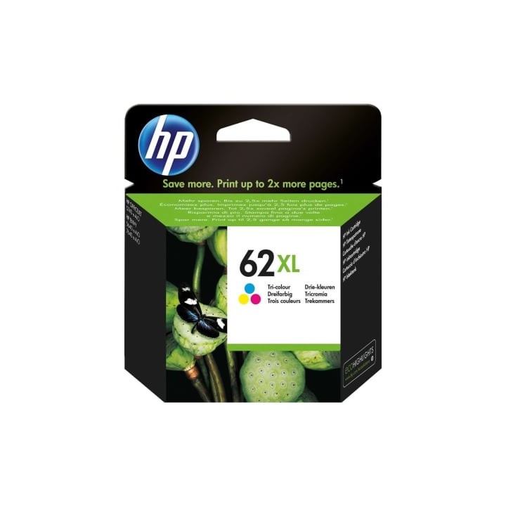Cartucho de Tinta Original HP nº62 XL Alta Capacidad/ Tricolor
