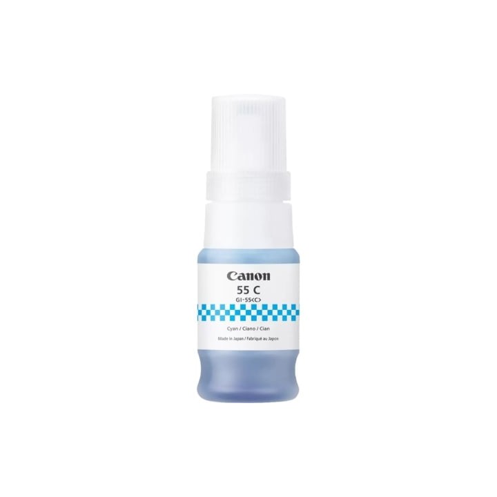 Botella de Tinta Original Canon GI-55/ Cian
