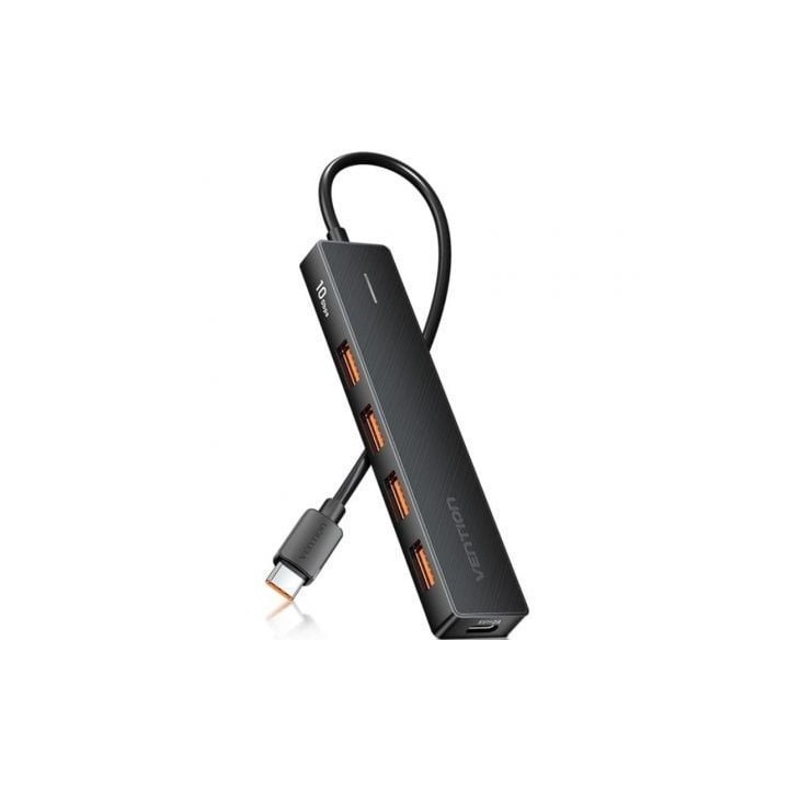 Hub USB 3.2 Vention CHJBB/ 4xUSB/ 1xUSB Tipo-C