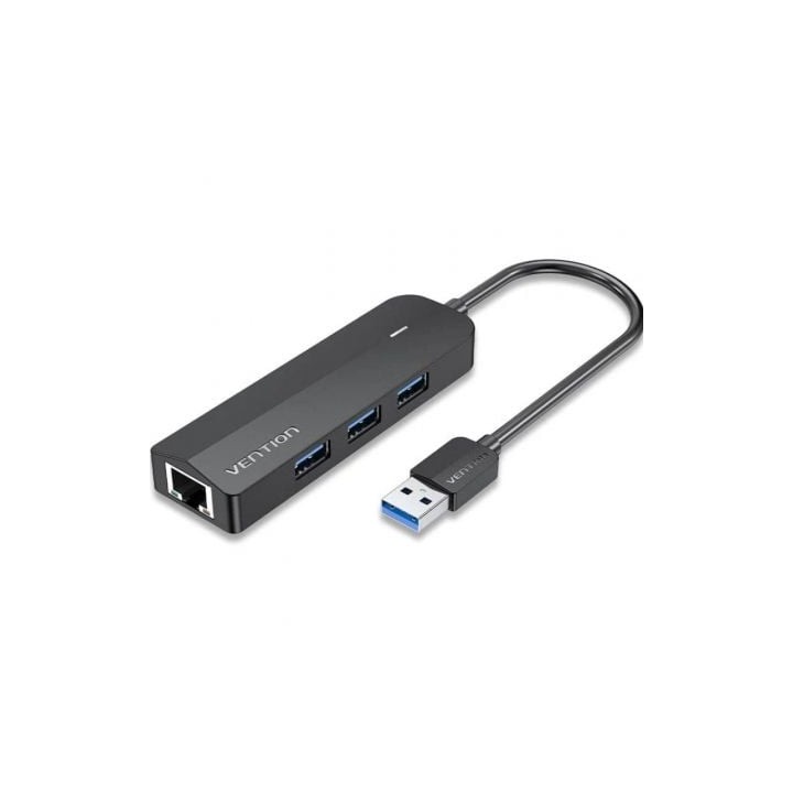 Hub USB 3.0 Vention CHNBB/ RJ45/ 3xUSB/ 1xMicroUSB PD