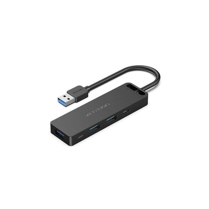 Hub USB 3.0 Vention CHVBB/ 3xUSB/ 1xMicroUSB PD/ 1xLector Tarjetas