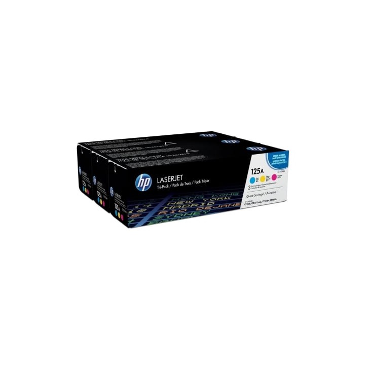 Tóner Original HP nº125A Multipack/ Cian/ Magenta/ Amarillo