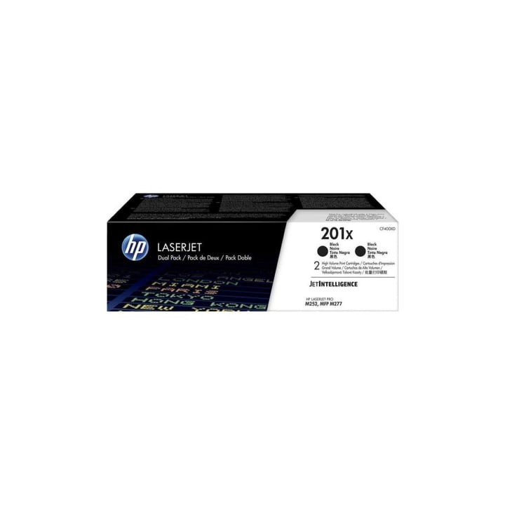 Tóner Original HP nº201X XL Alta Capacidad Multipack/ 2x Negro