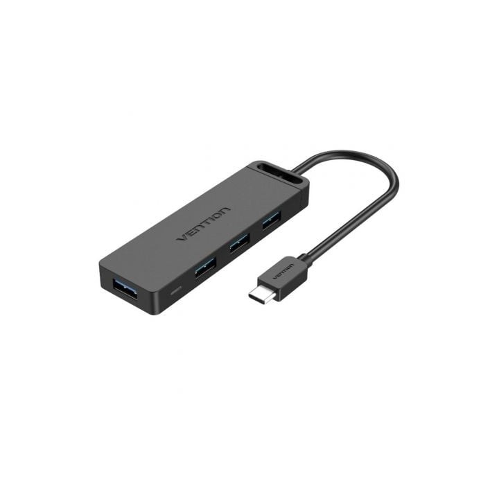 Hub USB Tipo-C Vention TGKBB/ 4xUSB/ 1xMicroUSB PD