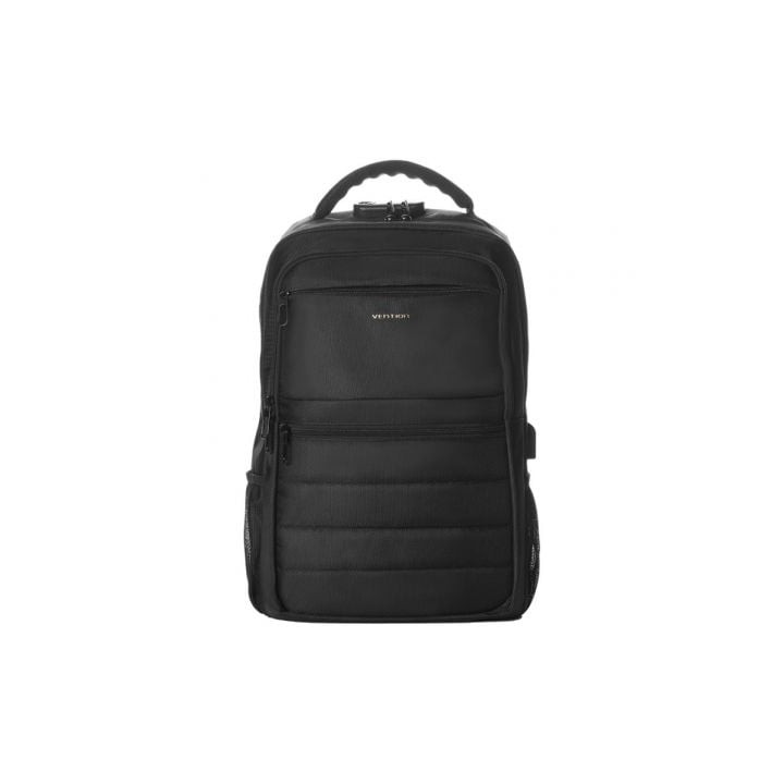 Mochila Vention KRKB0 para Portátiles hasta 17"/ 20L/ Impermeable/ Puerto USB/ Antirrobo/ Negra