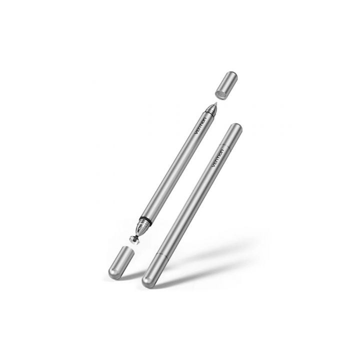 Lápiz Óptico Vention KQMH0/ para Android y Apple/ Aluminio Gris
