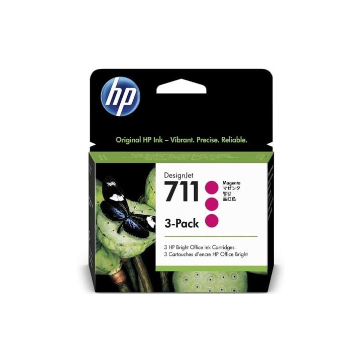 Cartucho de Tinta Original HP nº711 Multipack/ 3x Magenta