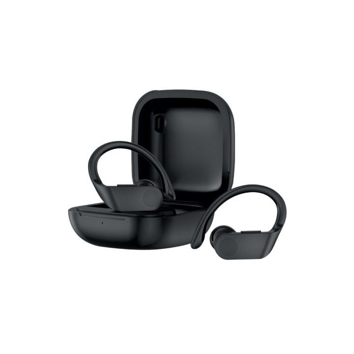 Auriculares Deportivos Bluetooth Daewoo TWS SPORT DW2012 con estuche de carga/ Autonomía 3h/ Negros