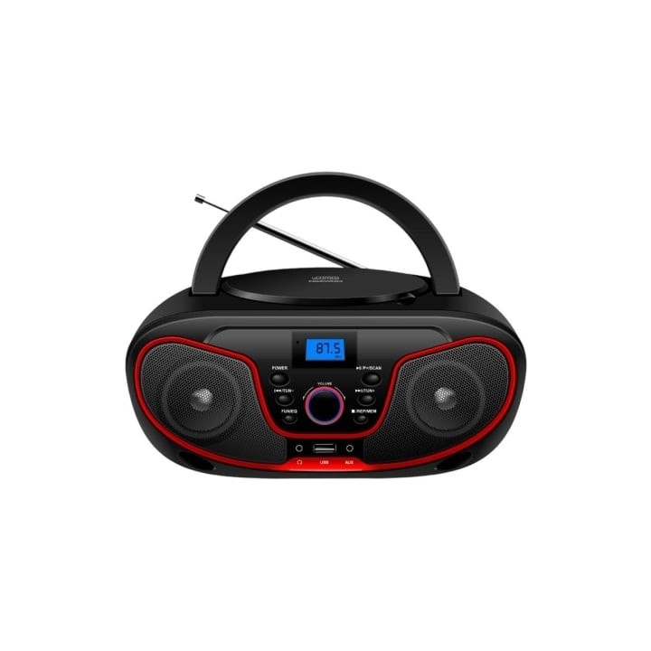 Radio CD Daewoo DW3013/ 4W/ Rojo