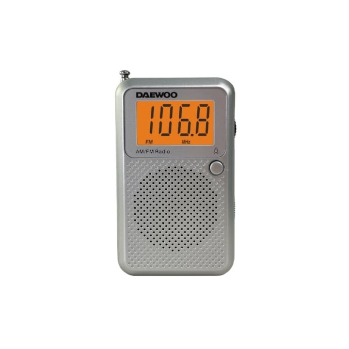 Radio Portátil Daewoo DW1115/ Gris