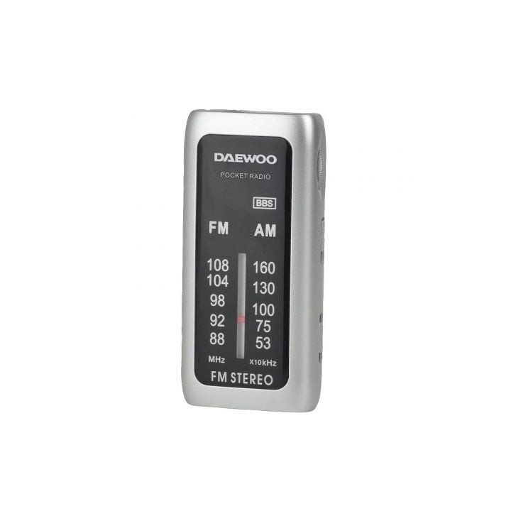 Radio Portátil Daewoo DW1129/ Plata