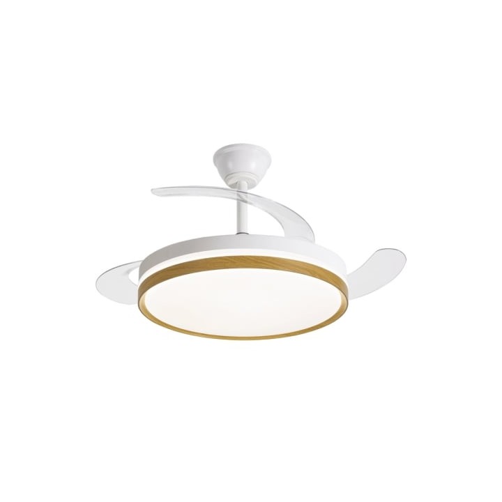 Ventilador de Techo Daewoo con aspas retráctiles DW5010/ 30W/ 3 Aspas/ 6 Velocidades