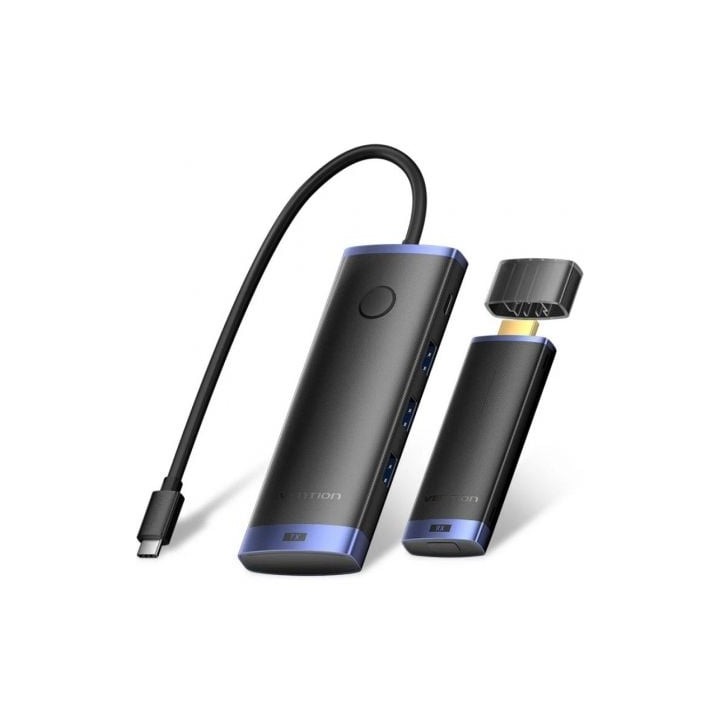 Adaptador/Transmisor de vídeo inalámbrico USB Tipo-C 3.2 - HDMI Vention TPVBB/ 60W