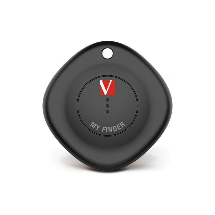 Localizador Verbatim My Finder Bluetooth Tracker MYF-01 compatible con Apple/ Incluye Llavero y Pila/ Negro