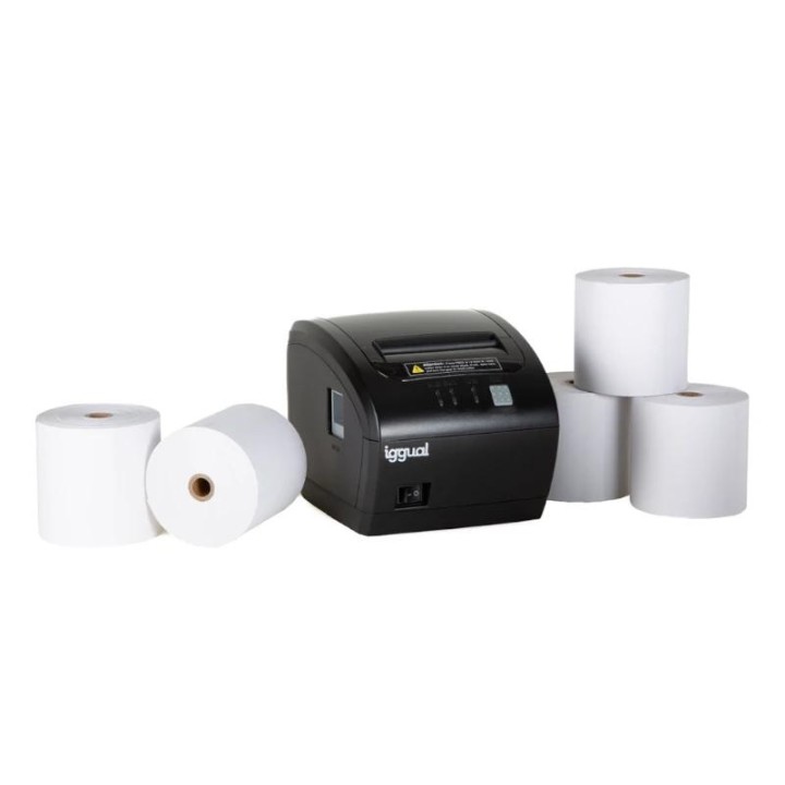 Kit impresora térmica tickets TP EASY 80 + 5 rollo