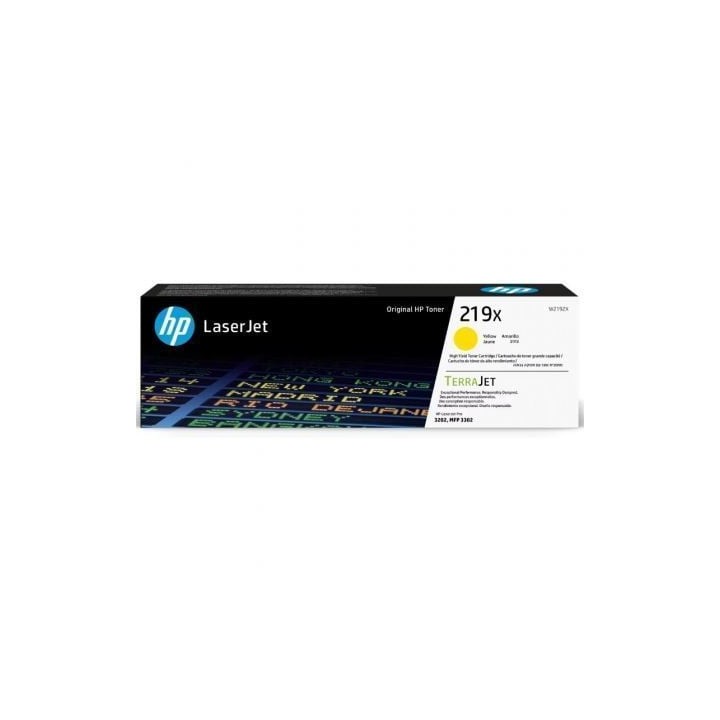 Tóner Original HP nº219X XL Alta Capacidad/ Amarillo