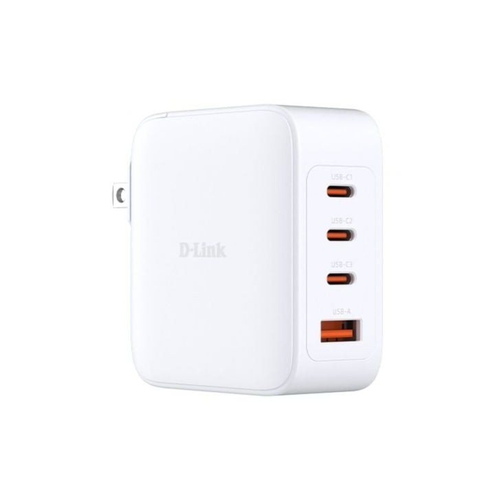 Cargador de Pared GaN D-Link DCF-141/E/ 3xUSB Tipo-C/ 1xUSB/ 140W