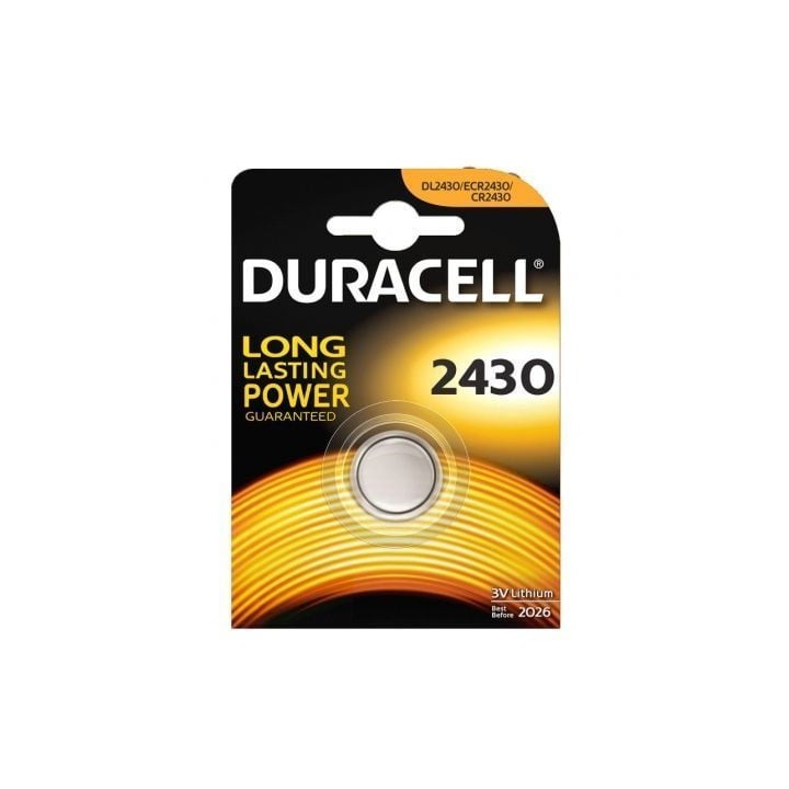 Pila de Botón Duracell CR2430/ 3V