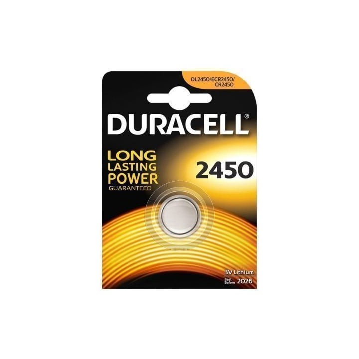 Pila de Botón Duracell CR2450/ 3V