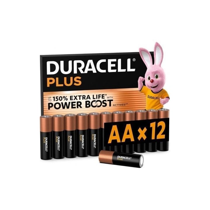Pack de 12 Pilas AA Duracell Plus Power Boost DPBLR6B12/ 1.5V/ Alcalinas