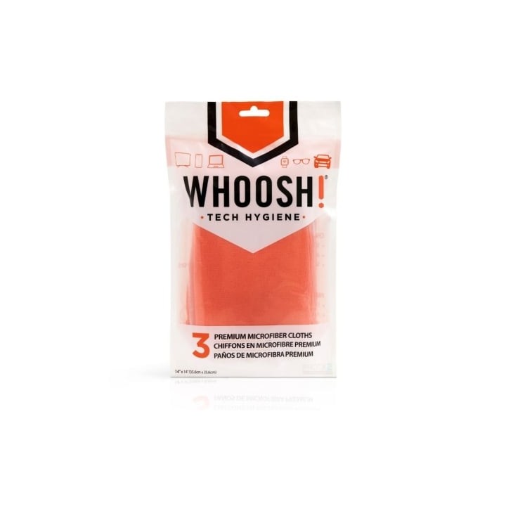 Pack de 3 Paños de Microfibra Whoosh WSH007/ 35.6 x 35.6 cm