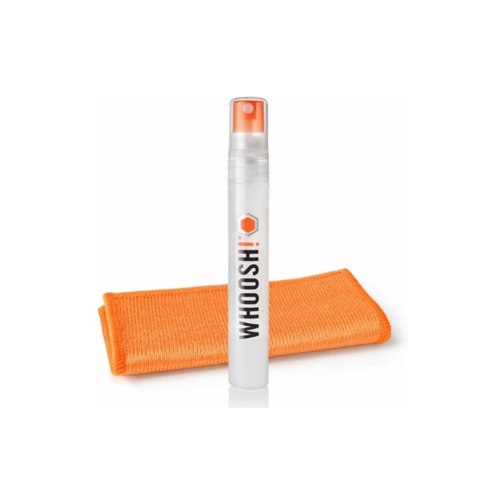 Kit Limpiador de Pantallas de Bolsillo Whoosh Kit Pocket WSH001/ Spray 8ml + Paño Microfibra