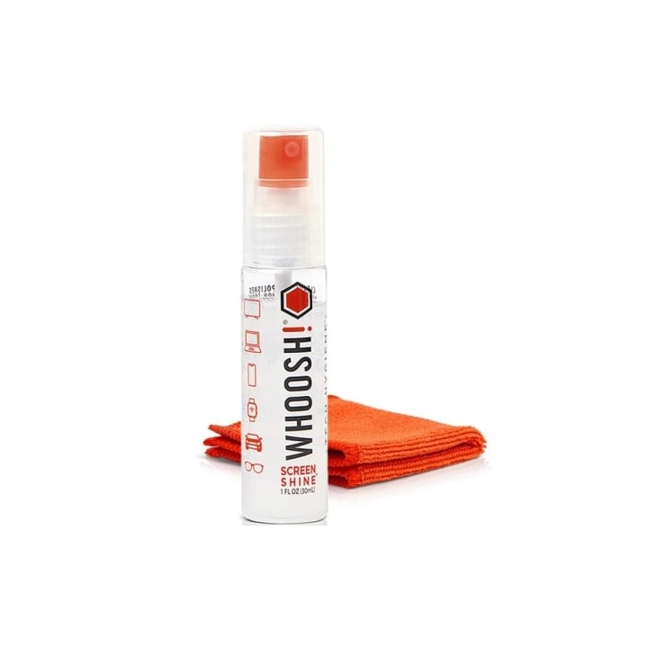 Kit Limpiador de Pantallas Whoosh Kit Go WSH002/ Spray 30ml + Paño Microfibra