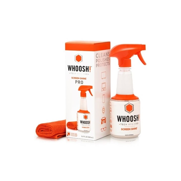 Kit Limpiador de Pantallas Whoosh WSH005/ Spray 500ml + Paño Microfibra