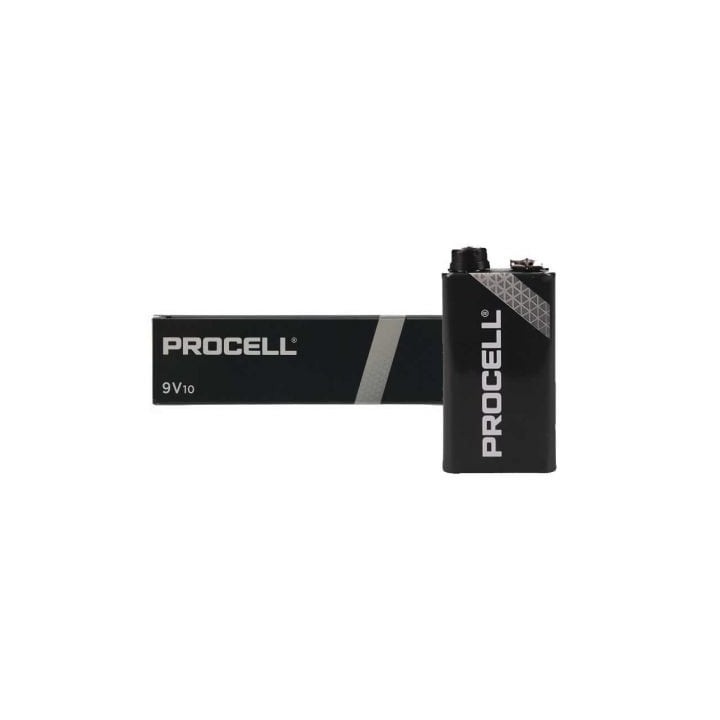 Pack de 10 Pilas Duracell PROCELL ID1604IPX10/ 9V/ Alcalinas
