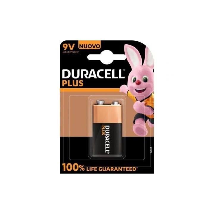 Pila Duracell Plus MN1604/ 9V/ Alcalina