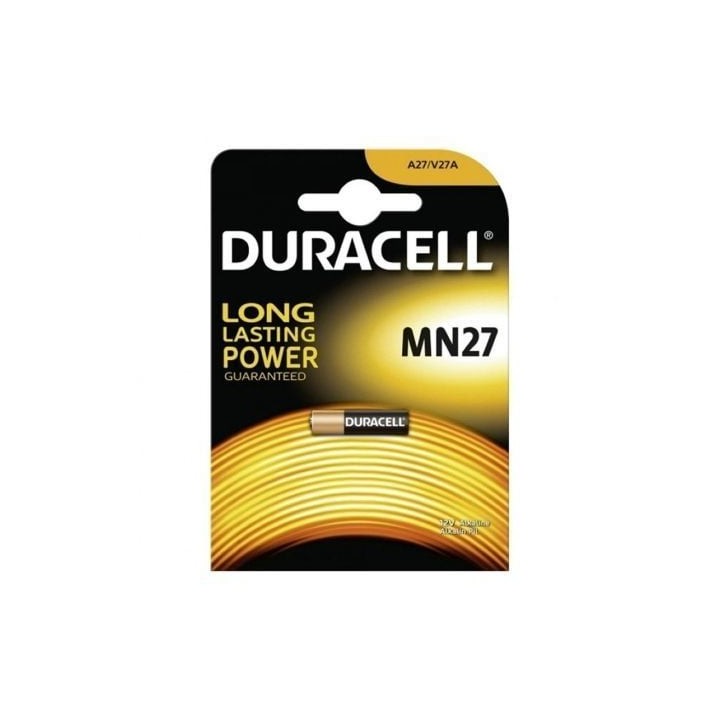 Pila A27 Duracell MN27/ 12V/ Alcalinas