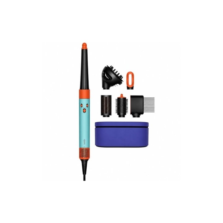 Rizador y Secador para pelo Dyson Airwrap i.d./ Azul y Naranja