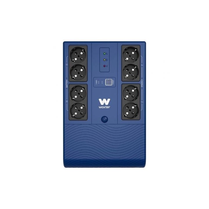 SAI Línea Interactiva Woxter Multibase UPS 1200 VA/ 1200VA-720W/ 8 Salidas/ Formato Torre