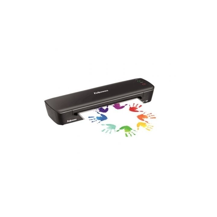 Plastificadora Fellowes Arc A4/ hasta A4 y 80 Micras/ Negra