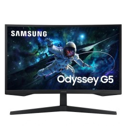 Monitor Gaming Curvo Samsung Odyssey G5 S27CG552EU 27"/ QHD/ 1ms/ 165Hz/ VA/ Negro