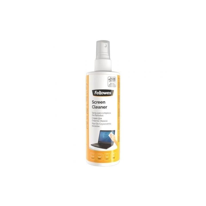 Spray Limpiador de Pantallas Fellowes 99718/ Capacidad 250ml