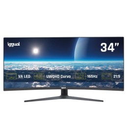 iggual Monitor 34" UWQHD 1ms 2DP 2HDMI MM AA Curvo