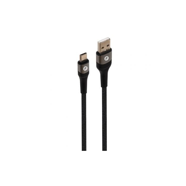 Cable USB 2.0 Tipo-C Fonestar USB-CA/ USB Tipo-C Macho - USB Macho/ 480Mbps/ 1m/ Negro