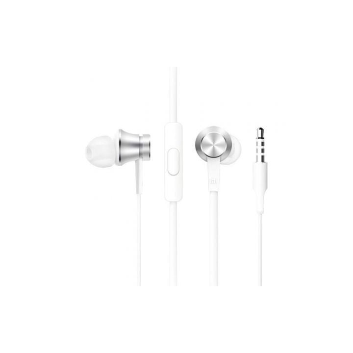 Auriculares Intrauditivos Xiaomi Mi In Ear Basic/ con Micrófono/ Jack 3.5/ Plateados