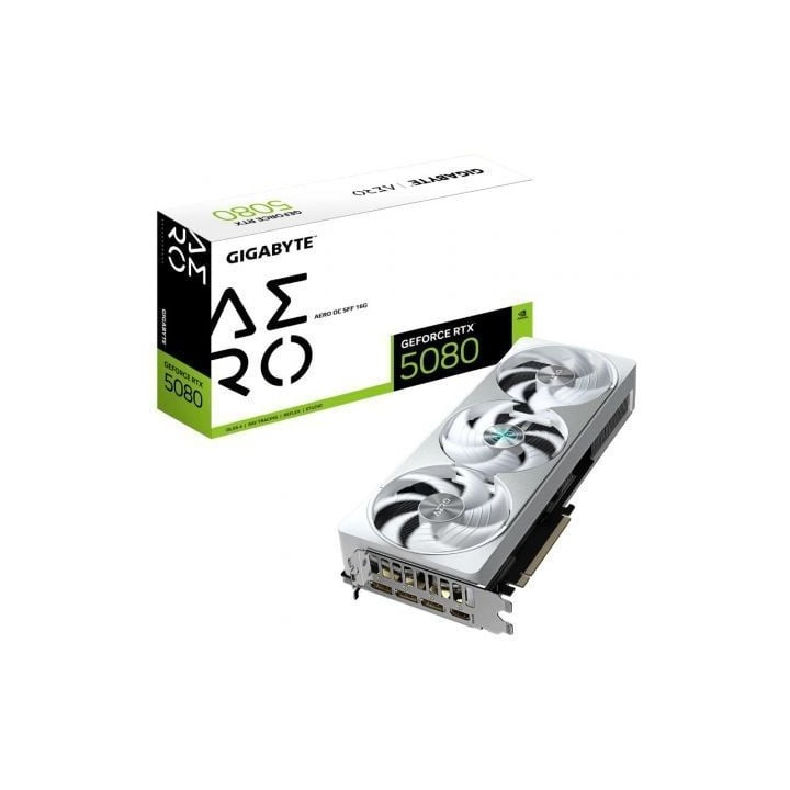 Tarjeta Gráfica Gigabyte GeForce RTX 5080 AERO OC SFF/ 16GB GDDR7
