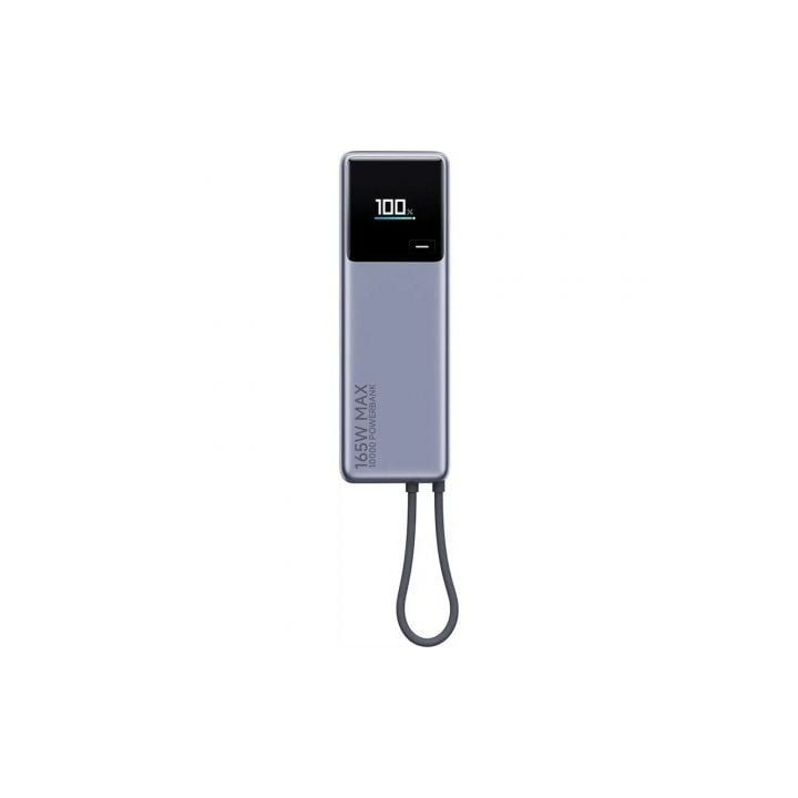 Powerbank 10000mAh Xiaomi Power Bank 10000 Integrated Cable/ 165W/ Gris
