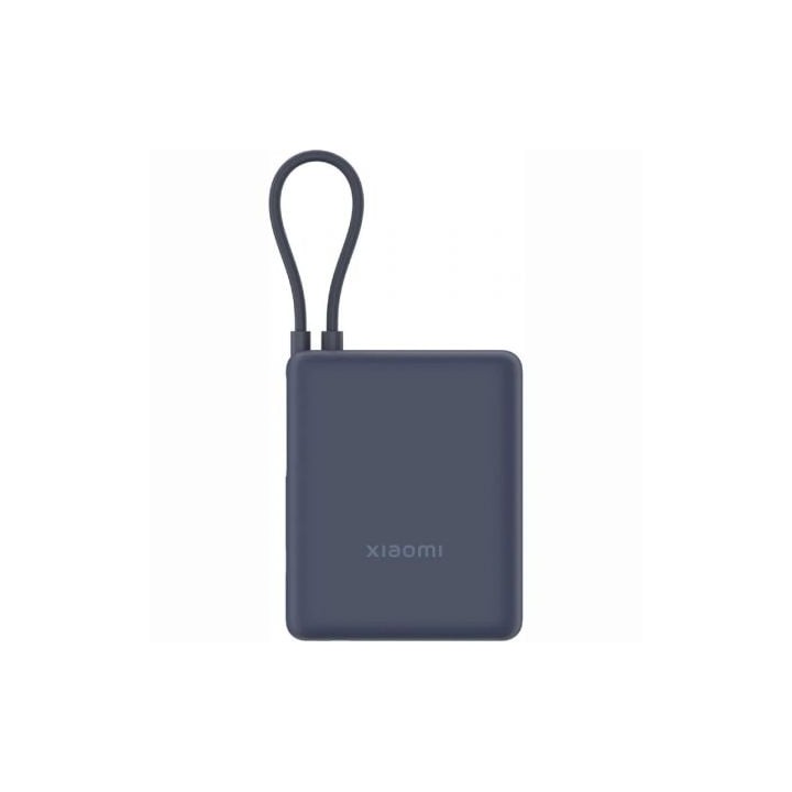 Powerbank 10000mAh Xiaomi 33W Power Bank Integrated Cable/ 33W/ Azul/ Incluye Cable USB Tipo-C