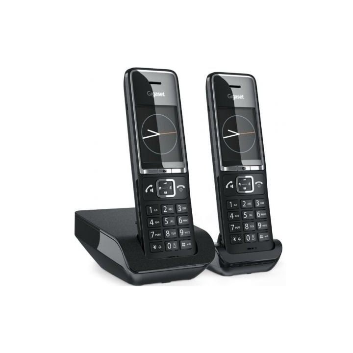 Teléfono Inalámbrico Gigaset Comfort 550/ Pack DUO/ Negro