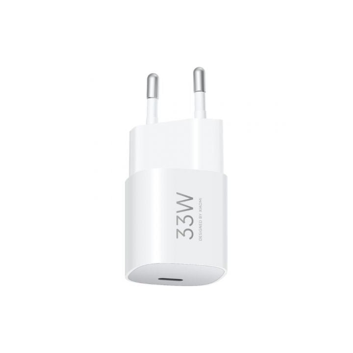 Cargador de Pared GaN Xiaomi 33W Nano Power Adapter 1xUSB Tipo-C/ 33W